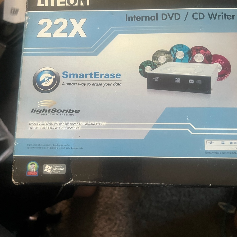 22X Internal DVD/CD Writer - Black